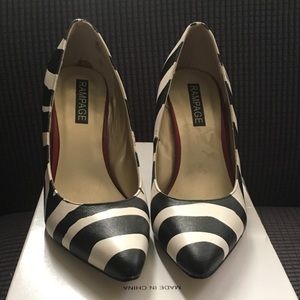 Rampage zebra style heels